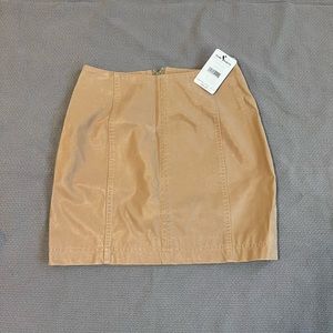 Free People faux leather mini skirt xs